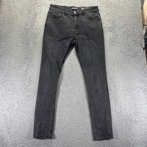 Serenede Jeans Men's 34x33 Gray Cotton Denim Skinny Workwear Travel Stretch